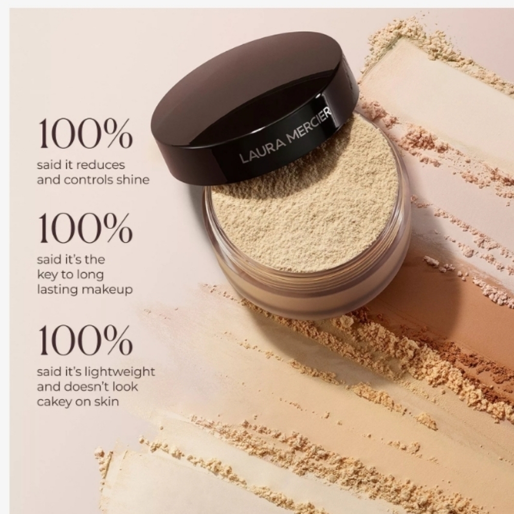 NIB Laura Mercier Translucent Loose Setting Powder Full Size - Picture 3 of 7